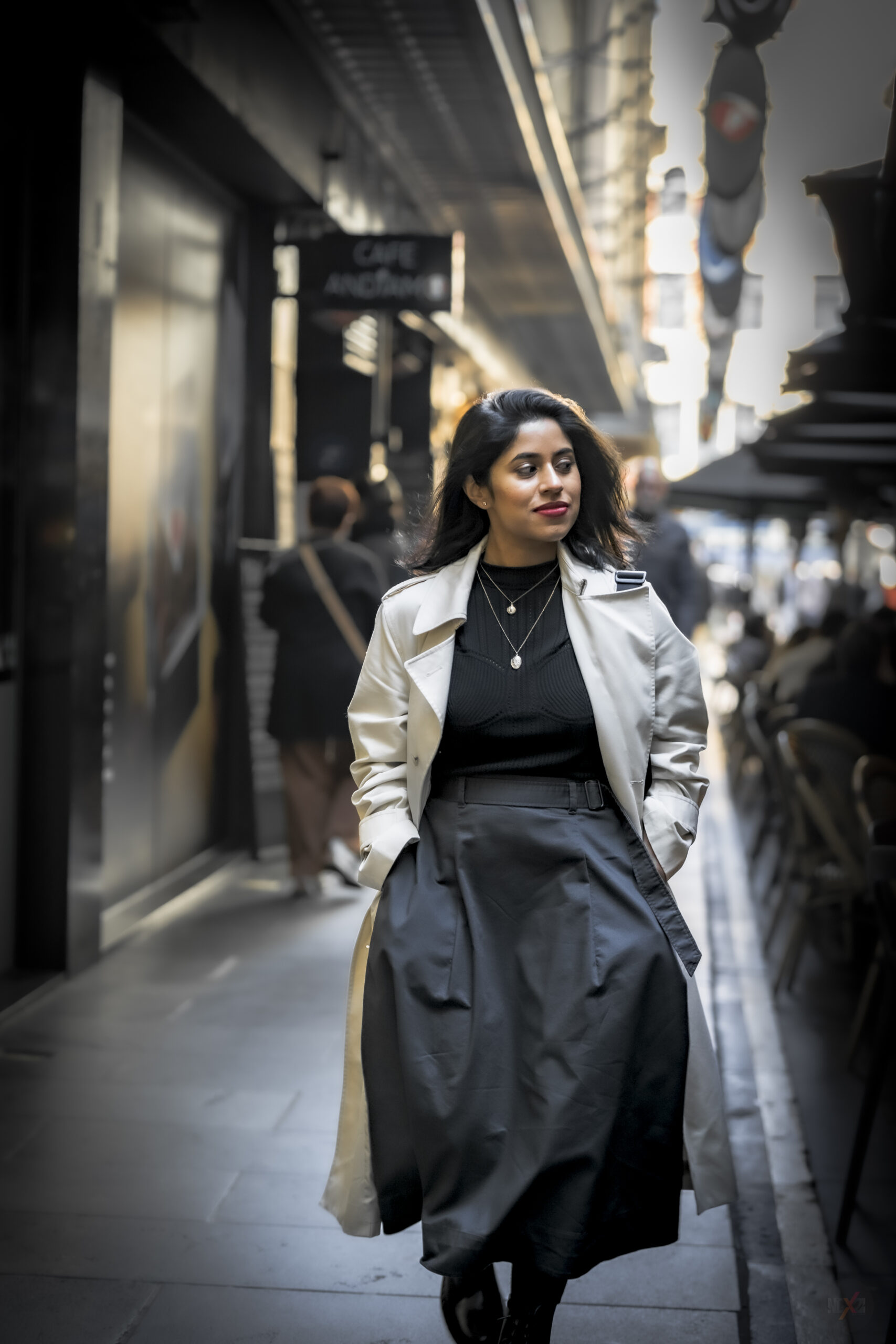 Urban portrait shoot in the heart of Melbourne CBD—where city energy meets contemporary style – Melbourne CBD, Victoria