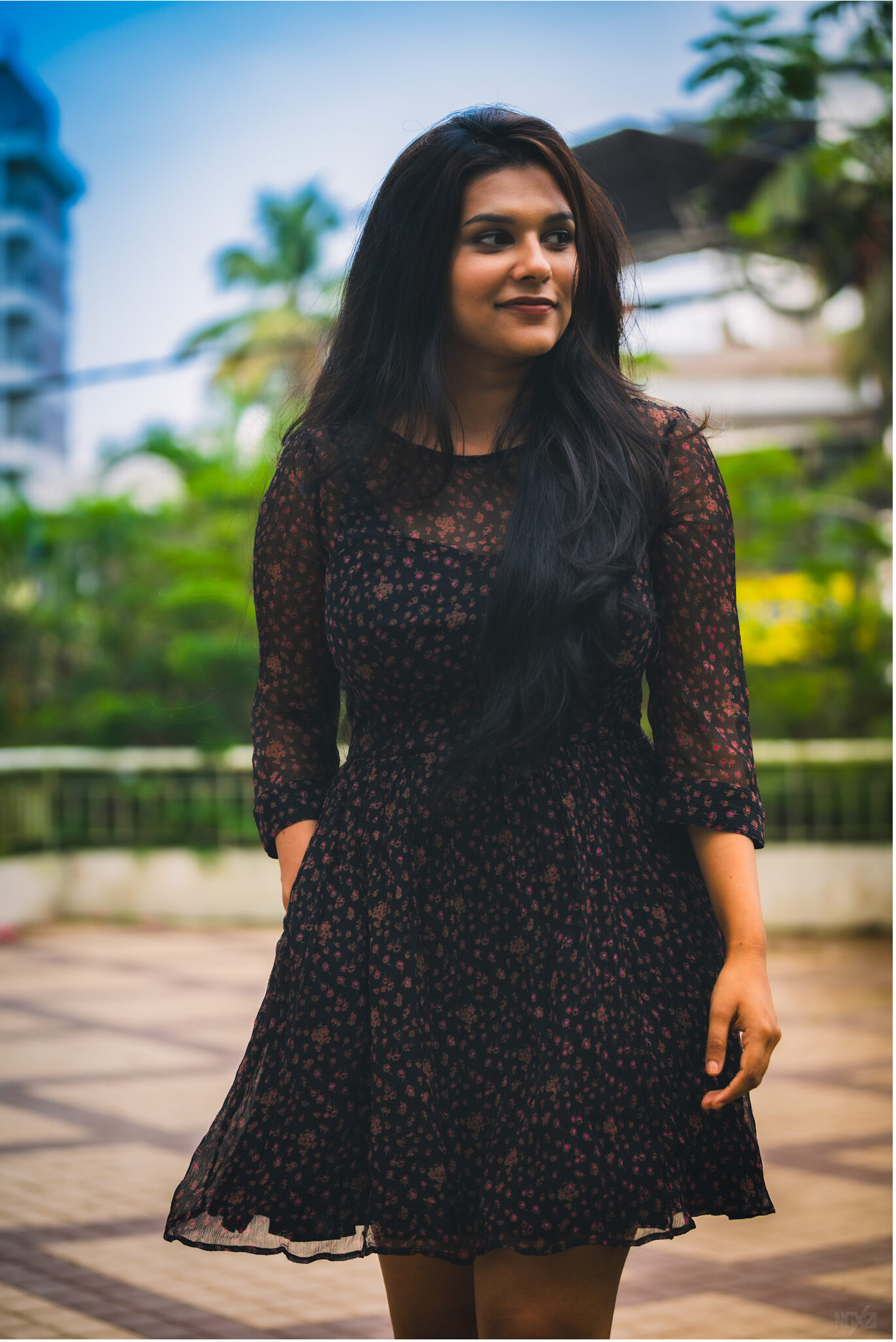 Elegant portrait session capturing natural beauty and graceful charm in every frame – Cochin, Kerala
